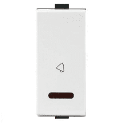Anchor Roma Plus Bell Push Switch With LED Indicator 10A, 1 Module, 289105