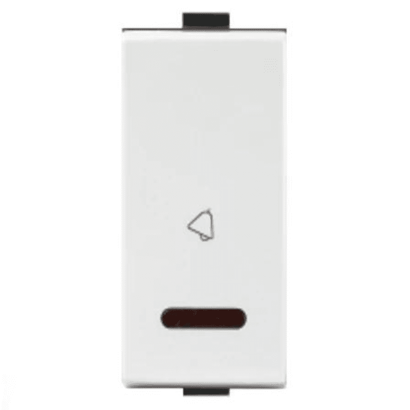 Anchor Roma Plus Bell Push Switch With LED Indicator 10A, 1 Module, 289105