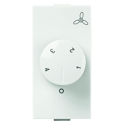 Anchor Roma Plus Fan Regulator, 100W, 1 Module, 289510 (Set of 20)