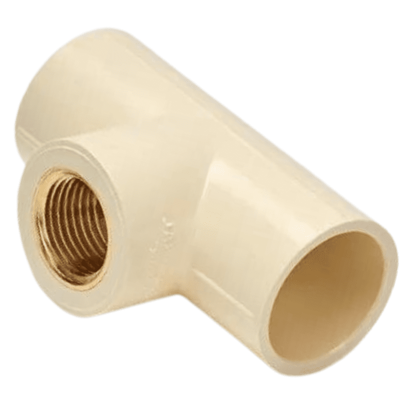 Astral Brass FPT Tee, 15*15*15mm, 1/2*1/2*1/2" Inch, CPVC Fittings