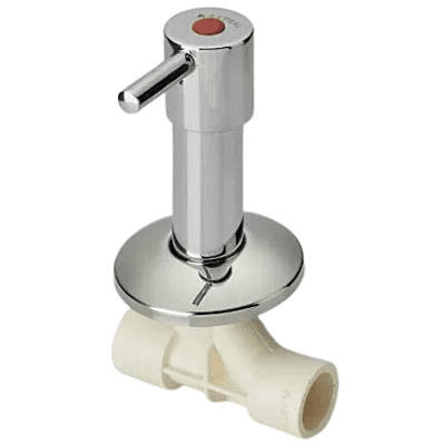 Astral Concealed Valve-Swept Type (Chrome Plated) Round, 25mm, 1" Inch, (short), CPVC Fittings