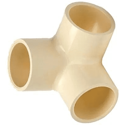 Astral Elbow 90 Degree 3-Way (IPS x CTS), 20mm, 3/4" Inch, CPVC Fittings