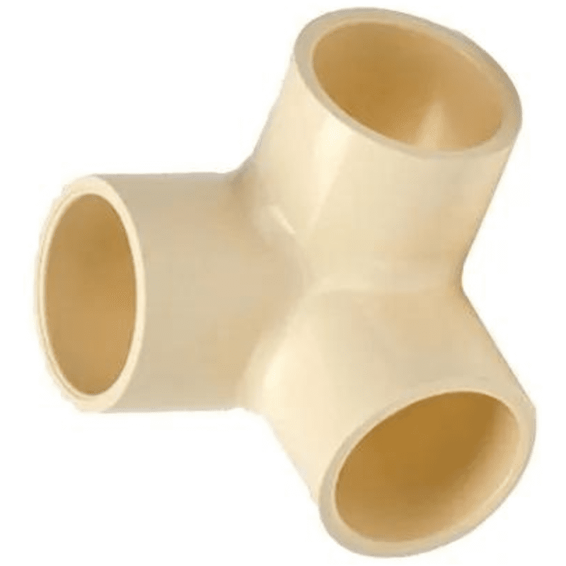 Astral Elbow 90 Degree 3-Way (IPS x CTS), 20mm, 3/4" Inch, CPVC Fittings