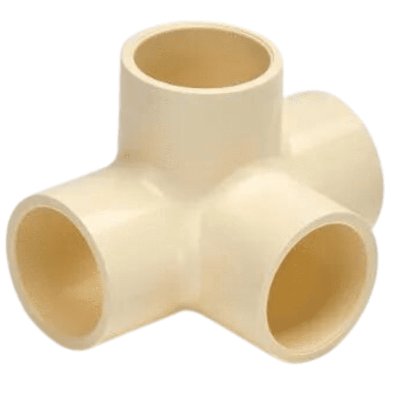 Astral Elbow 90 Degree 4-Way (IPS x CTS), 20mm, 3/4" Inch, CPVC Fittings