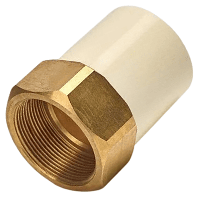 Astral Female Adaptor (Brass Threads), 15mm, 1/2" Inch, CPVC Fittings