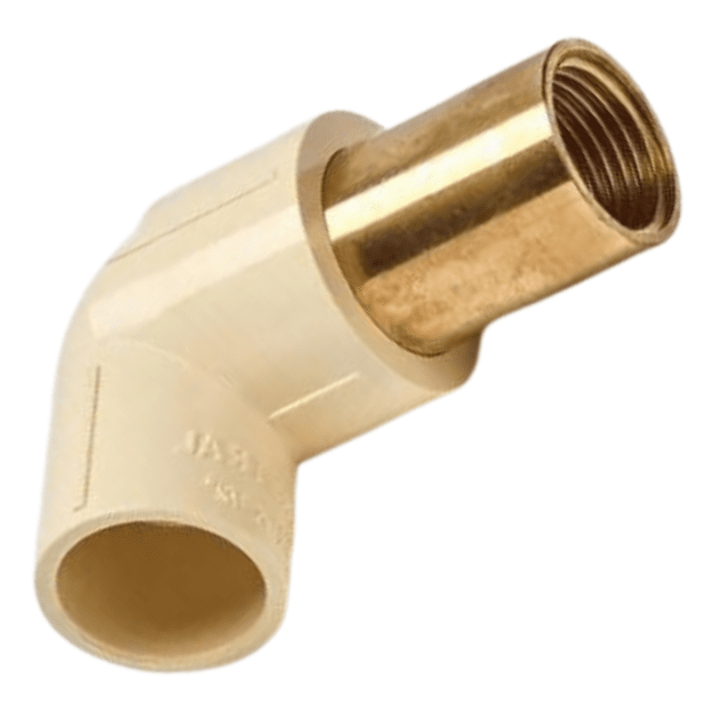 Astral Female Ext. Brass Elbow 90 Degree, 20*15mm, 3/4*1/2" Inch, CPVC Fittings