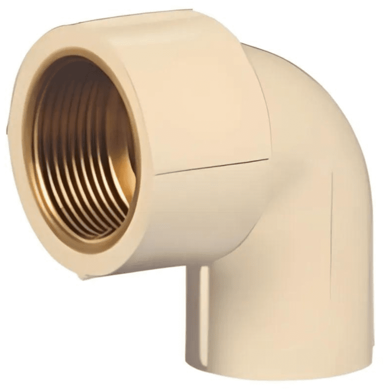 Female Threaded Elbow (Brass), 32*32mm, 1-1/4*1-1/4(Inch), Life Line C-PVC Hot and Cold Water System 