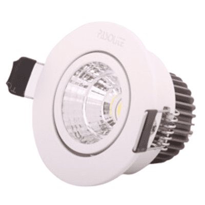 Pasolite Cabinate Light LDL 182 (White), 3W, (Round), Recess Downlight