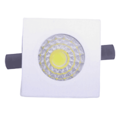 Pasolite Cabinate Light LDL 183 (Mat B. Steel), 1W, (Square), Recess Downlight