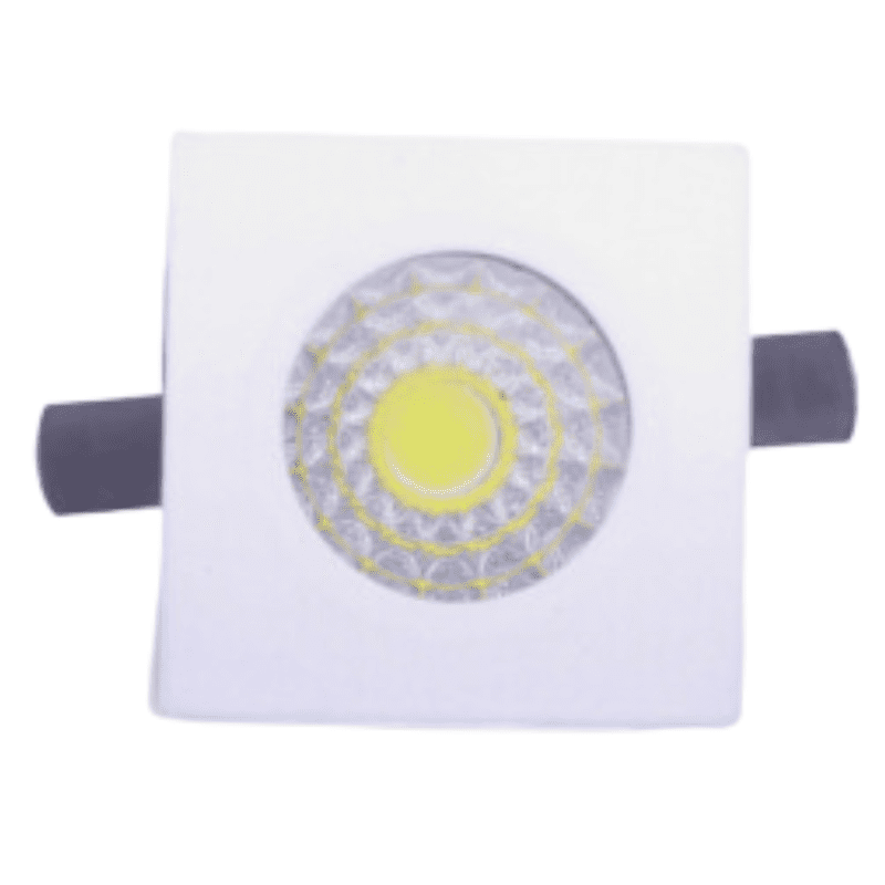 Pasolite Cabinate Light LDL 183 (Mat B. Steel), 1W, (Square), Recess Downlight