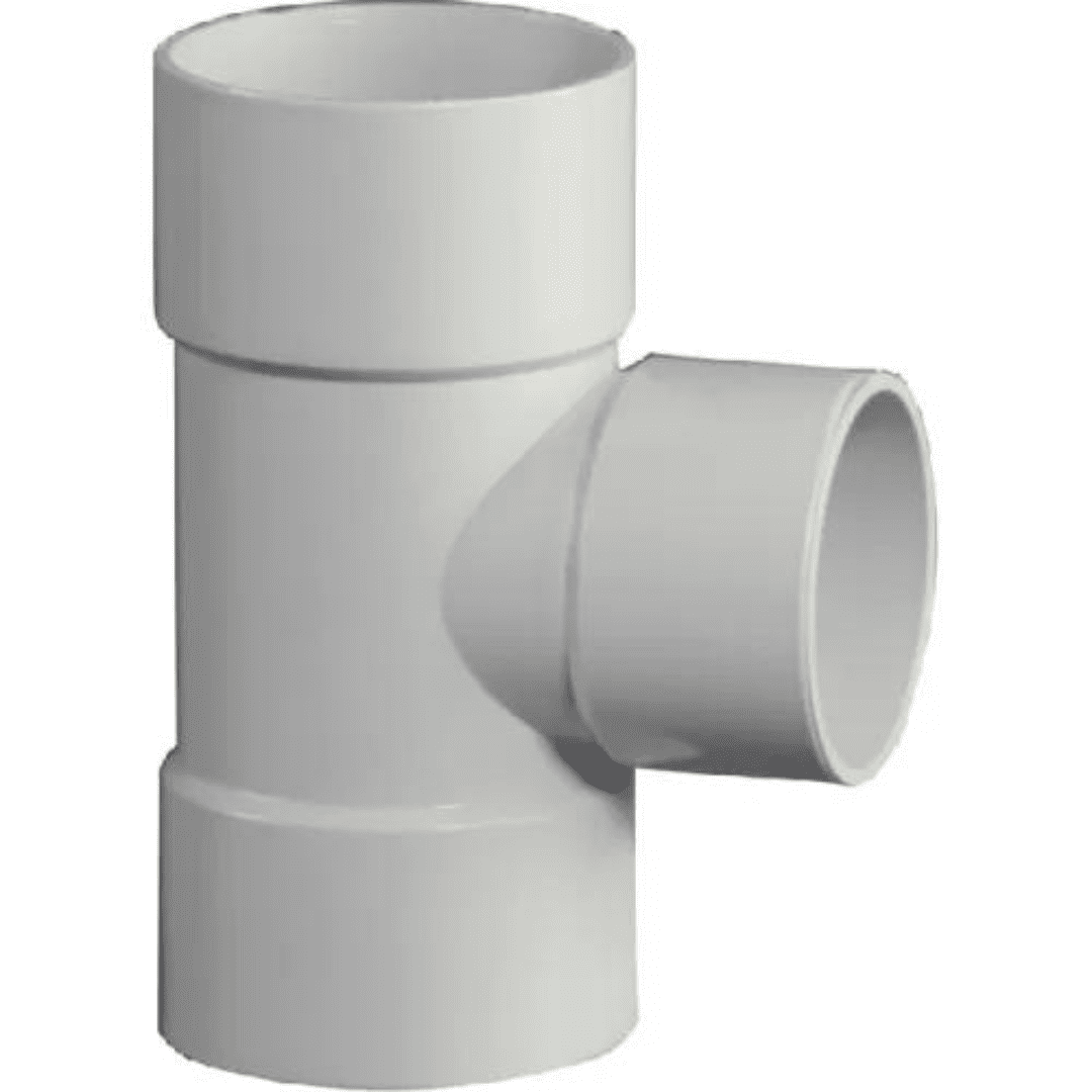 Reducing Tee, 75*40 mm, 2-1/2"*1-1/4" Inch, Agriculture PVC Fittings