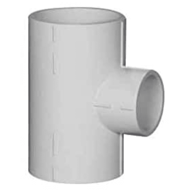Reducing Tee, 100*40mm, 4*1-1/2(Inch), Supreme Aqua Gold uPVC High Pressure Plumbing System