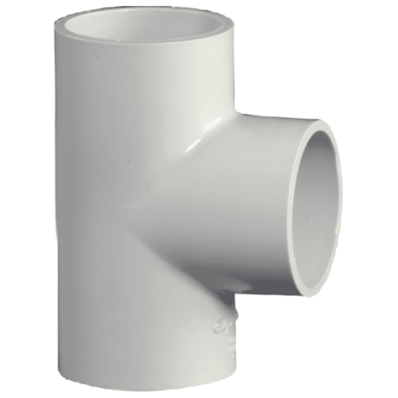 Tee (PVC), 50 mm, 1-1/2" Inch, 4 Kg, Agriculture PVC Fittings