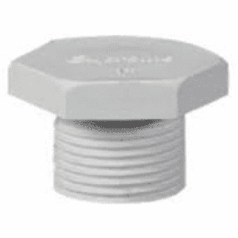 Threaded Plug, 50mm, 2(F)(Inch), Supreme Aqua Gold uPVC High Pressure Plumbing System