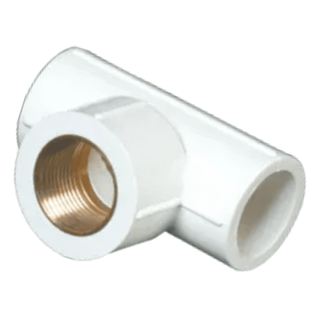 Threaded Tee (Brass), 25mm, 1(Inch), Supreme Aqua Gold uPVC High ...