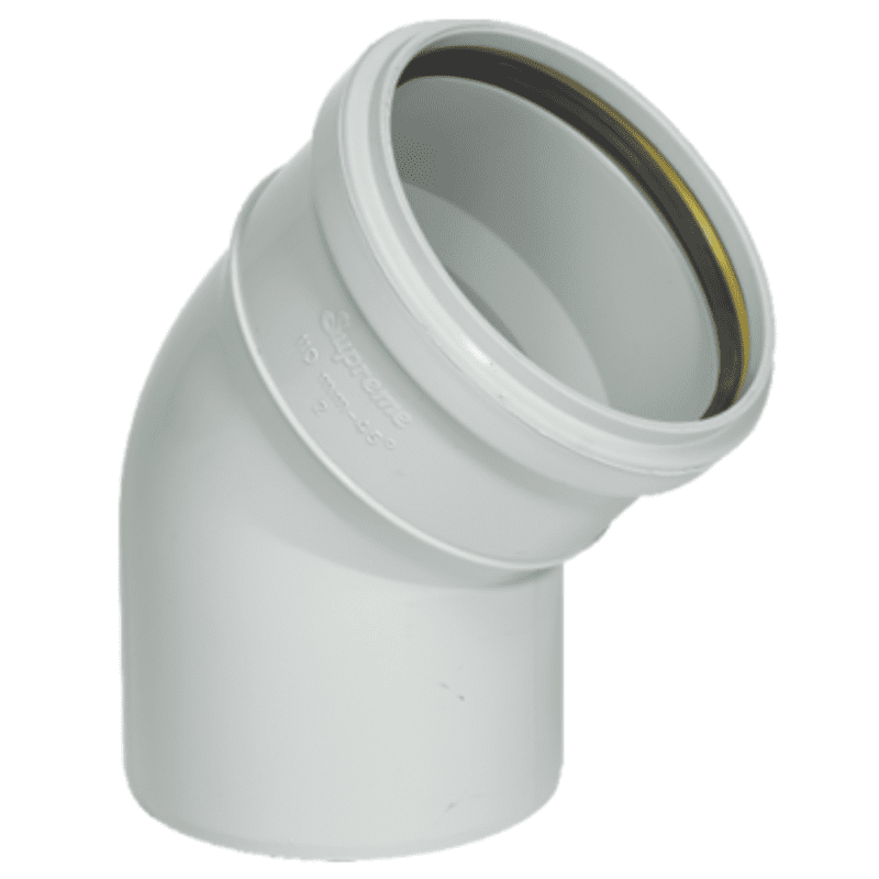 Bend 45 Degree, 50 mm, 1-1/2"(Inch), Supreme S.W.R Pipes & Fittings